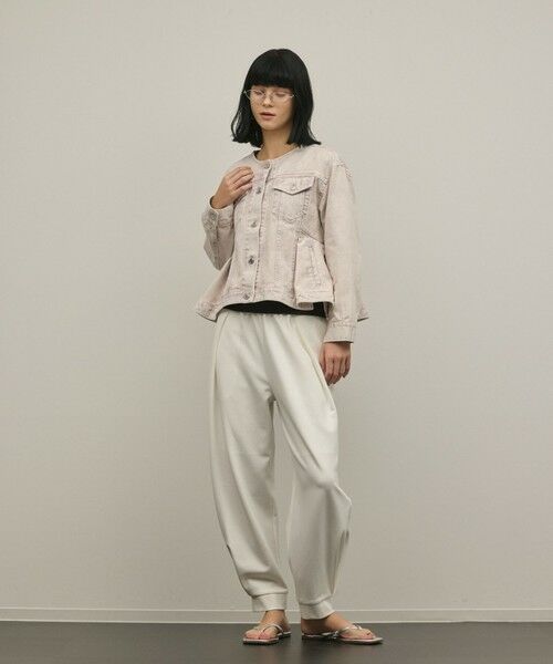 GRACE CONTINENTAL / グレースコンチネンタル テーラードジャケット | ペプラムデニムジャケット | 詳細5