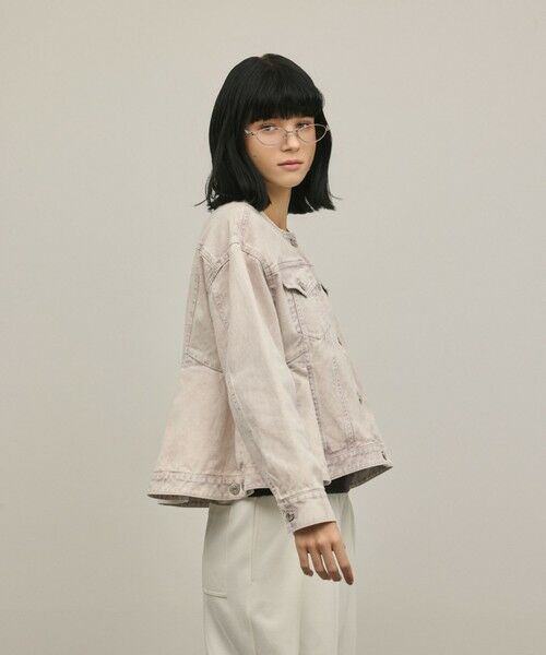 GRACE CONTINENTAL / グレースコンチネンタル テーラードジャケット | ペプラムデニムジャケット | 詳細8