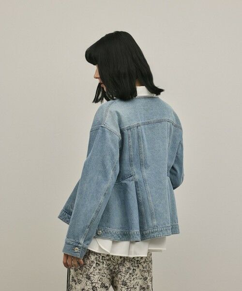 GRACE CONTINENTAL / グレースコンチネンタル テーラードジャケット | ペプラムデニムジャケット | 詳細14