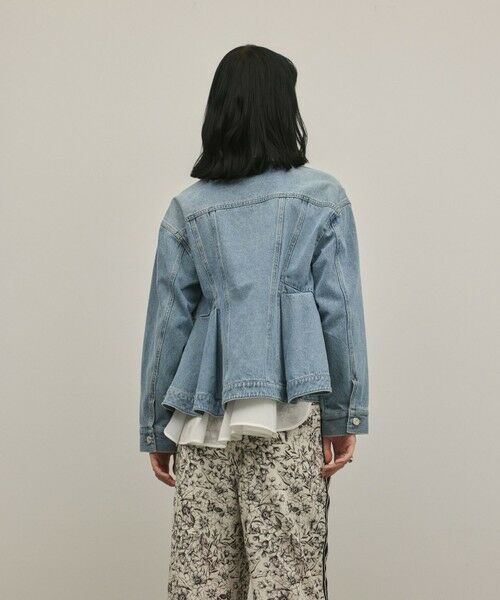 GRACE CONTINENTAL / グレースコンチネンタル テーラードジャケット | ペプラムデニムジャケット | 詳細16
