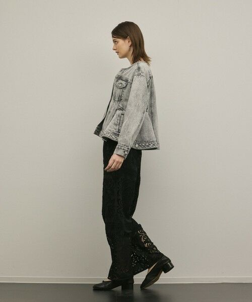 GRACE CONTINENTAL / グレースコンチネンタル テーラードジャケット | ペプラムデニムジャケット | 詳細22