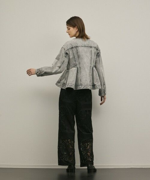 GRACE CONTINENTAL / グレースコンチネンタル テーラードジャケット | ペプラムデニムジャケット | 詳細23