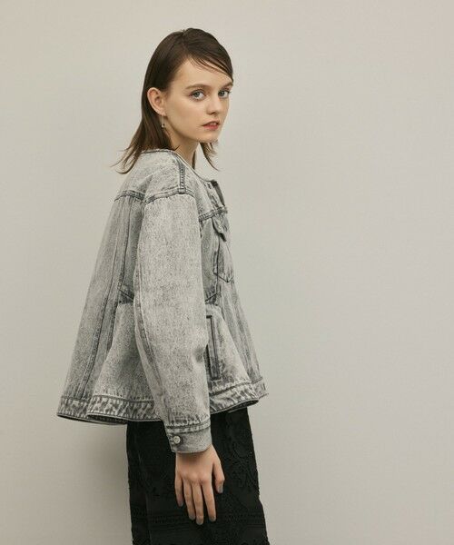 GRACE CONTINENTAL / グレースコンチネンタル テーラードジャケット | ペプラムデニムジャケット | 詳細28