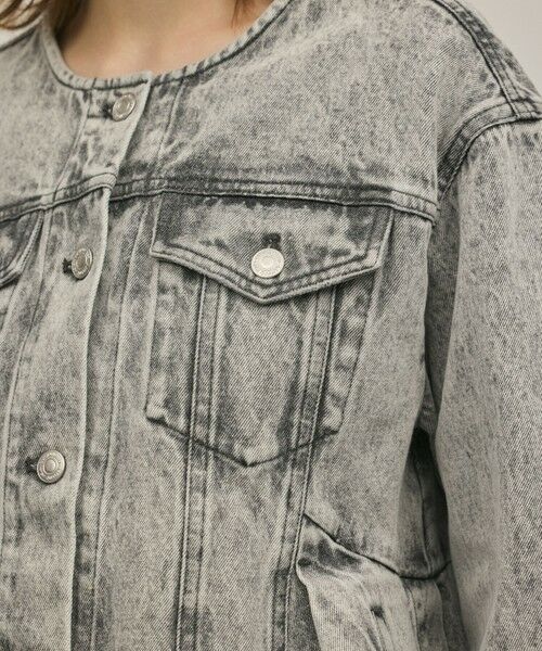 GRACE CONTINENTAL / グレースコンチネンタル テーラードジャケット | ペプラムデニムジャケット | 詳細30