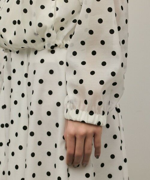 GRACE CONTINENTAL / グレースコンチネンタル ブルゾン | ドットフロッキーブルゾン | 詳細10