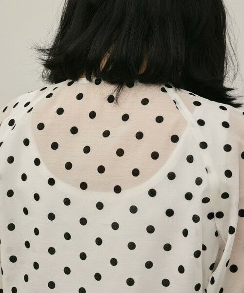 GRACE CONTINENTAL / グレースコンチネンタル ブルゾン | ドットフロッキーブルゾン | 詳細11