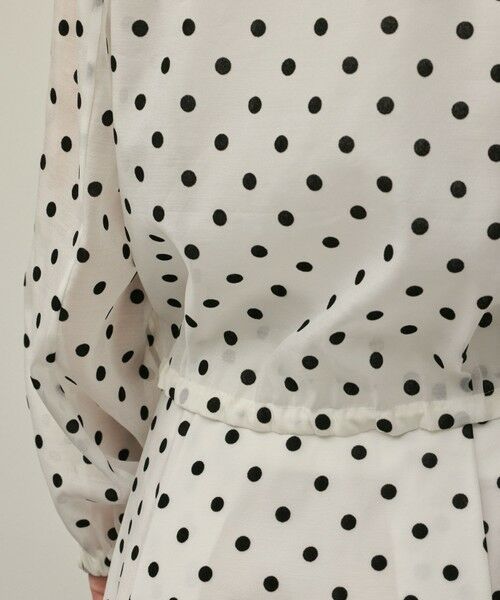 GRACE CONTINENTAL / グレースコンチネンタル ブルゾン | ドットフロッキーブルゾン | 詳細12