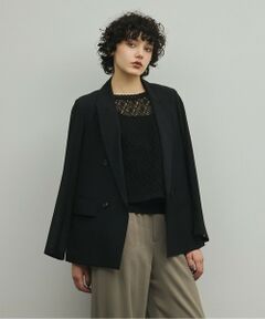 GRACE CONTINENTAL / グレースコンチネンタル テーラードジャケット | シアーウールジャケット