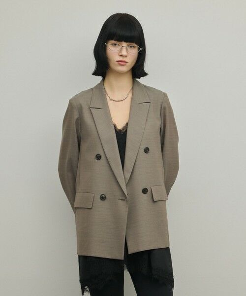 GRACE CONTINENTAL / グレースコンチネンタル テーラードジャケット | シアーウールジャケット | 詳細9