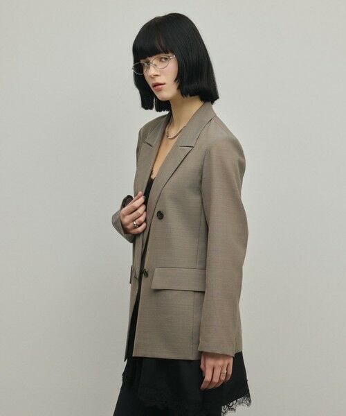 GRACE CONTINENTAL / グレースコンチネンタル テーラードジャケット | シアーウールジャケット | 詳細10