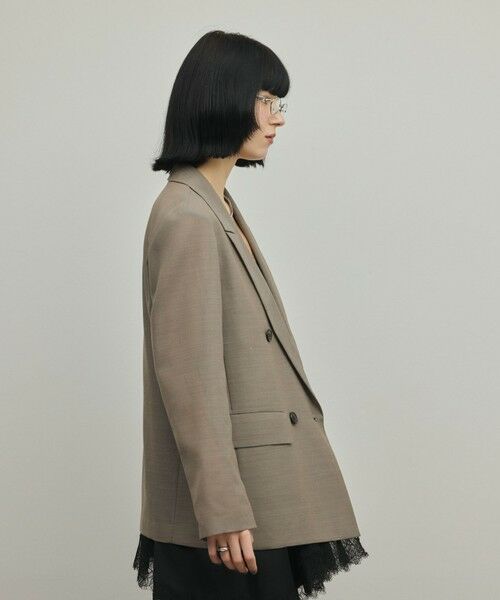GRACE CONTINENTAL / グレースコンチネンタル テーラードジャケット | シアーウールジャケット | 詳細11