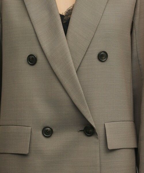 GRACE CONTINENTAL / グレースコンチネンタル テーラードジャケット | シアーウールジャケット | 詳細14