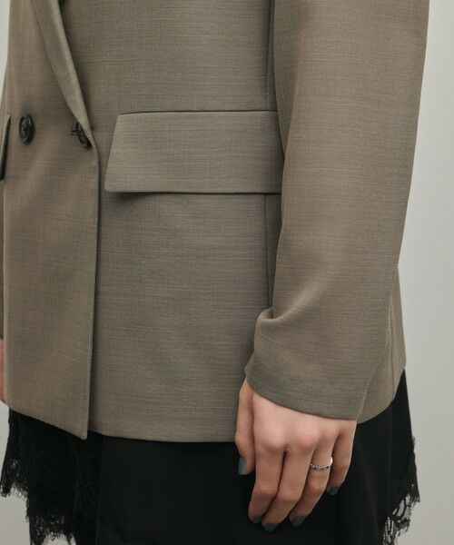 GRACE CONTINENTAL / グレースコンチネンタル テーラードジャケット | シアーウールジャケット | 詳細16