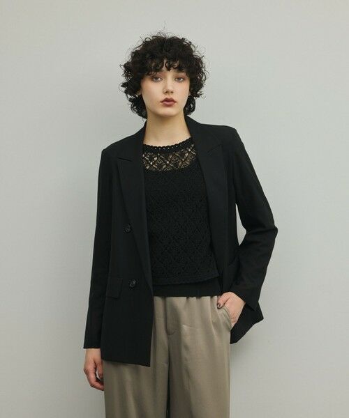 GRACE CONTINENTAL / グレースコンチネンタル テーラードジャケット | シアーウールジャケット | 詳細26