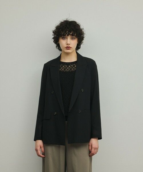 GRACE CONTINENTAL / グレースコンチネンタル テーラードジャケット | シアーウールジャケット | 詳細30