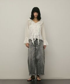 GRACE CONTINENTAL / グレースコンチネンタル その他パンツ | クロップトバレルパンツ