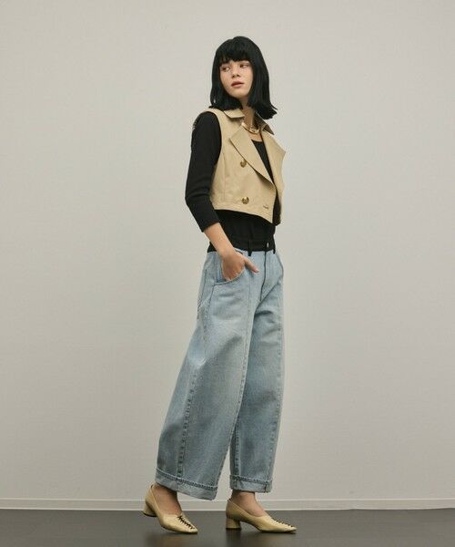 GRACE CONTINENTAL / グレースコンチネンタル その他パンツ | クロップトバレルパンツ | 詳細2