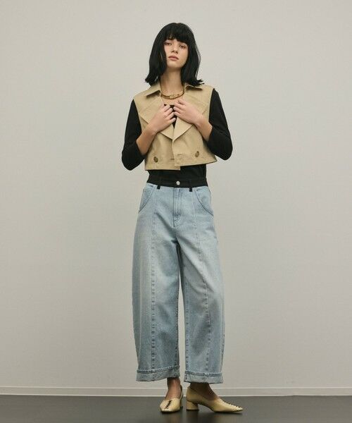 GRACE CONTINENTAL / グレースコンチネンタル その他パンツ | クロップトバレルパンツ | 詳細1