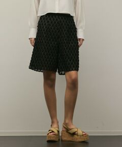 GRACE CONTINENTAL / グレースコンチネンタル その他パンツ | モチーフチュールパンツ