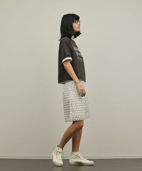 GRACE CONTINENTAL / グレースコンチネンタル その他パンツ | モチーフチュールパンツ | 詳細2