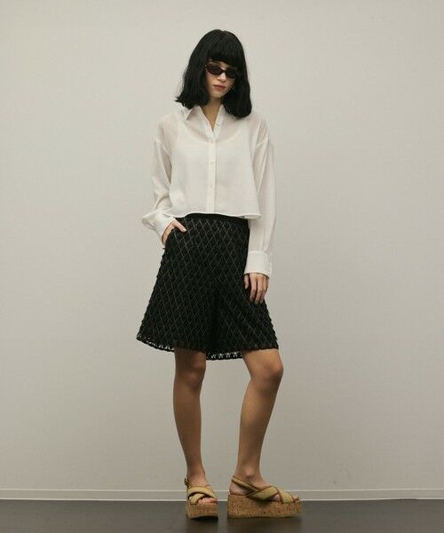 GRACE CONTINENTAL / グレースコンチネンタル その他パンツ | モチーフチュールパンツ | 詳細10