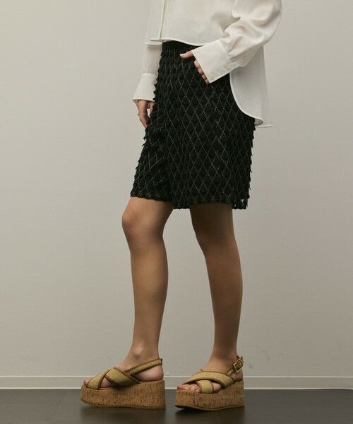 GRACE CONTINENTAL / グレースコンチネンタル その他パンツ | モチーフチュールパンツ | 詳細12