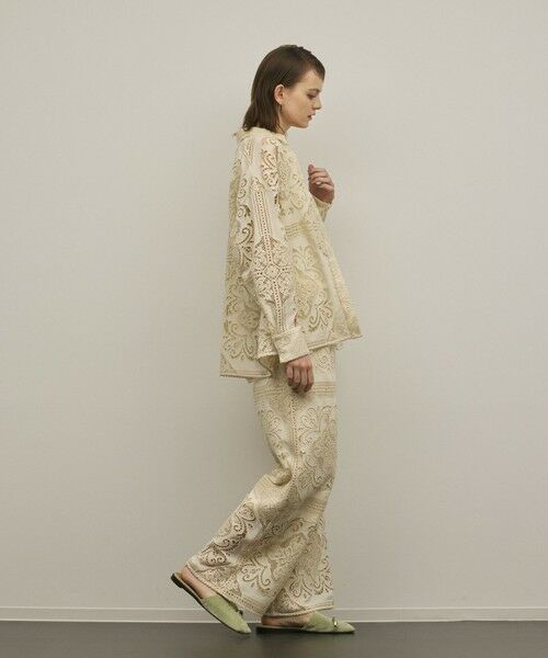 GRACE CONTINENTAL / グレースコンチネンタル その他パンツ | パネル刺繍パンツ | 詳細4