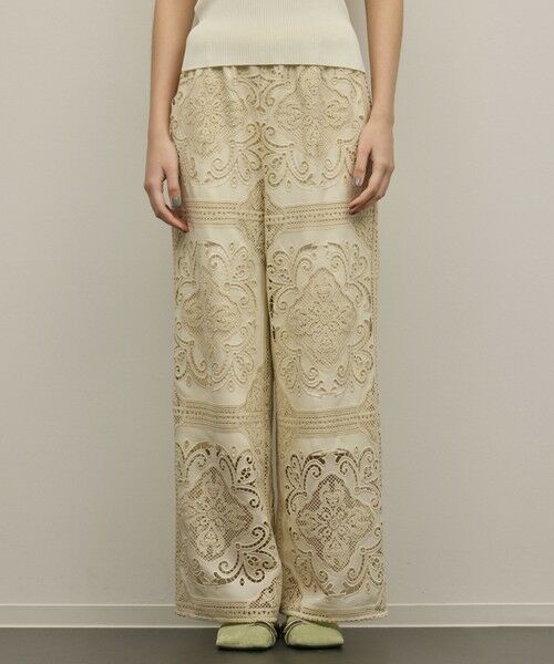 GRACE CONTINENTAL / グレースコンチネンタル その他パンツ | パネル刺繍パンツ | 詳細5