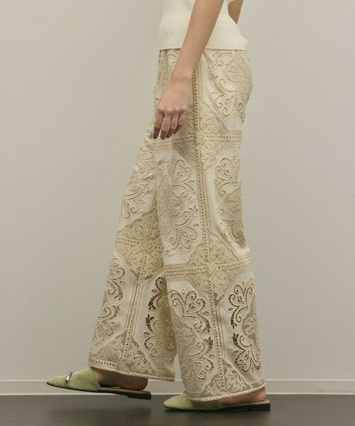 GRACE CONTINENTAL / グレースコンチネンタル その他パンツ | パネル刺繍パンツ | 詳細6