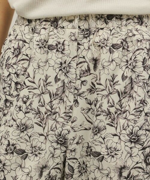 GRACE CONTINENTAL / グレースコンチネンタル その他パンツ | モノトーンフラワープリントパンツ | 詳細9