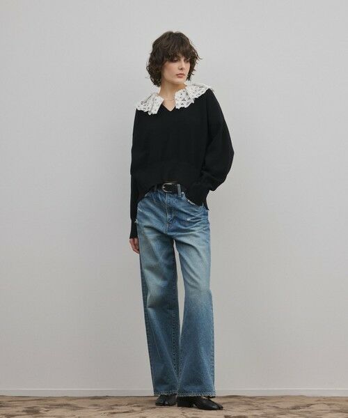 GRACE CONTINENTAL / グレースコンチネンタル デニムパンツ | ワイドストレートデニムパンツ | 詳細1