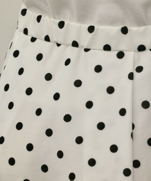 GRACE CONTINENTAL / グレースコンチネンタル ロング・マキシ丈スカート | ドットフロッキータックスカート | 詳細11