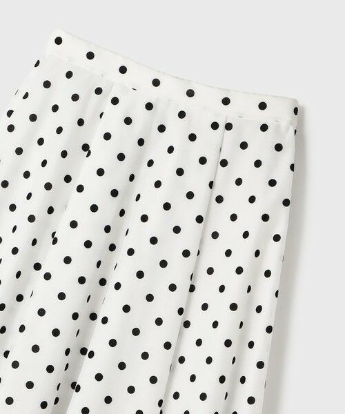 GRACE CONTINENTAL / グレースコンチネンタル ロング・マキシ丈スカート | ドットフロッキータックスカート | 詳細14
