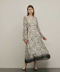 GRACE CONTINENTAL / グレースコンチネンタル ドレス | ドロストティアードフレアワンピース