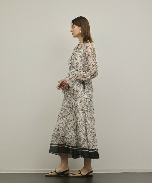 GRACE CONTINENTAL / グレースコンチネンタル ドレス | ドロストティアードフレアワンピース | 詳細2