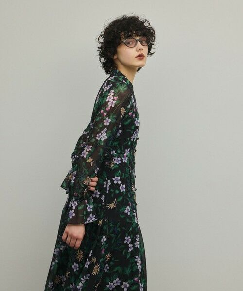 GRACE CONTINENTAL / グレースコンチネンタル ドレス | ドロストティアードフレアワンピース | 詳細28