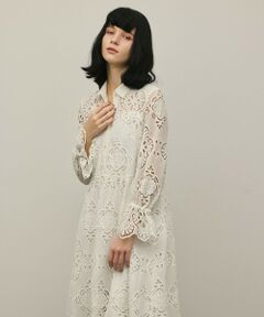 GRACE CONTINENTAL / グレースコンチネンタル ロング・マキシ丈ワンピース | カットレースワンピース