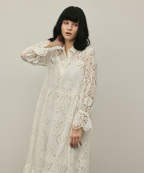 GRACE CONTINENTAL / グレースコンチネンタル ロング・マキシ丈ワンピース | カットレースワンピース | 詳細5