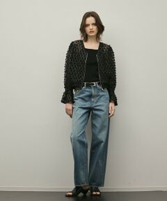 GRACE CONTINENTAL / グレースコンチネンタル シャツ・ブラウス | モチーフチュールブラウス