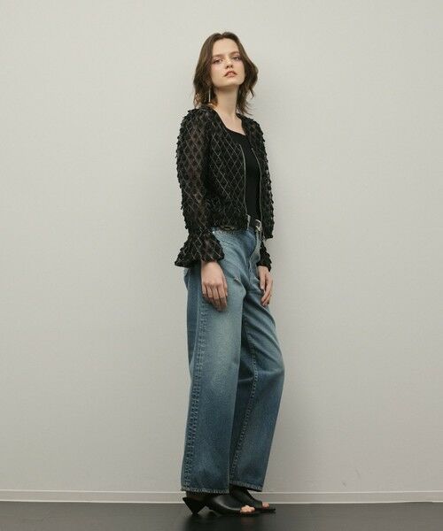 GRACE CONTINENTAL / グレースコンチネンタル シャツ・ブラウス | モチーフチュールブラウス | 詳細24