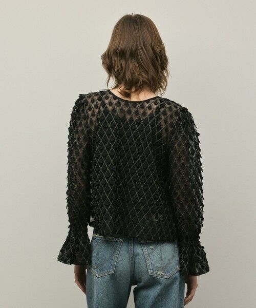 GRACE CONTINENTAL / グレースコンチネンタル シャツ・ブラウス | モチーフチュールブラウス | 詳細17