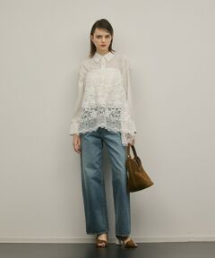 GRACE CONTINENTAL / グレースコンチネンタル キャミソール・チューブトップ | フラワーレースキャミソール