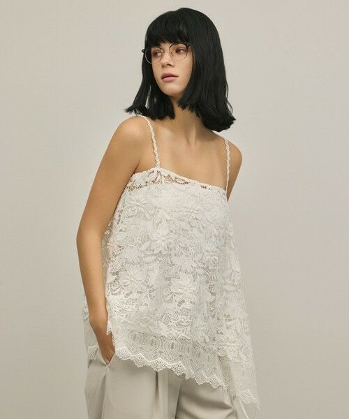 GRACE CONTINENTAL / グレースコンチネンタル キャミソール・チューブトップ | フラワーレースキャミソール | 詳細1
