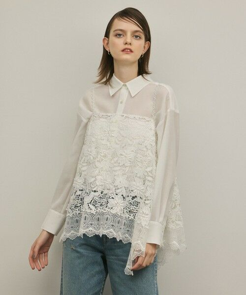 GRACE CONTINENTAL / グレースコンチネンタル キャミソール・チューブトップ | フラワーレースキャミソール | 詳細2