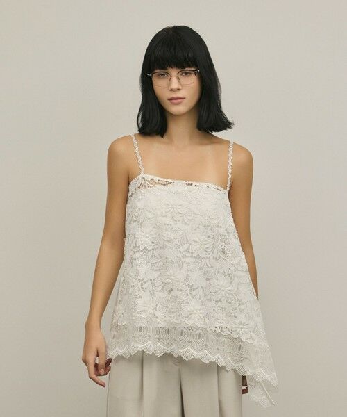 GRACE CONTINENTAL / グレースコンチネンタル キャミソール・チューブトップ | フラワーレースキャミソール | 詳細9