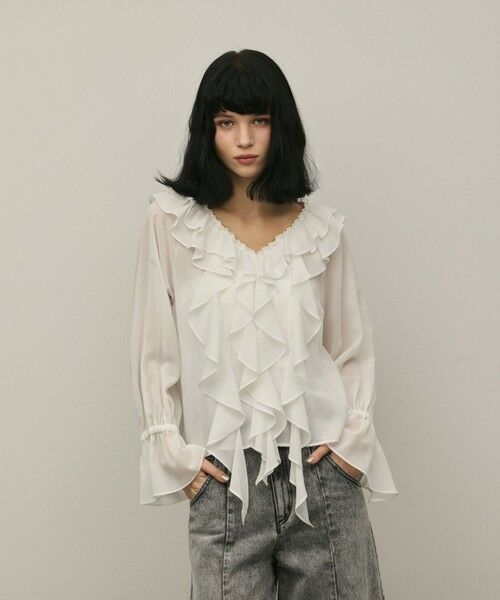 GRACE CONTINENTAL / グレースコンチネンタル シャツ・ブラウス | フリルブラウス | 詳細6