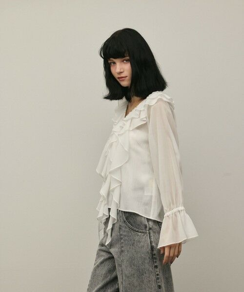 GRACE CONTINENTAL / グレースコンチネンタル シャツ・ブラウス | フリルブラウス | 詳細7