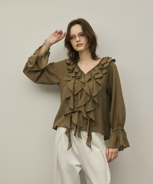GRACE CONTINENTAL / グレースコンチネンタル シャツ・ブラウス | フリルブラウス | 詳細16