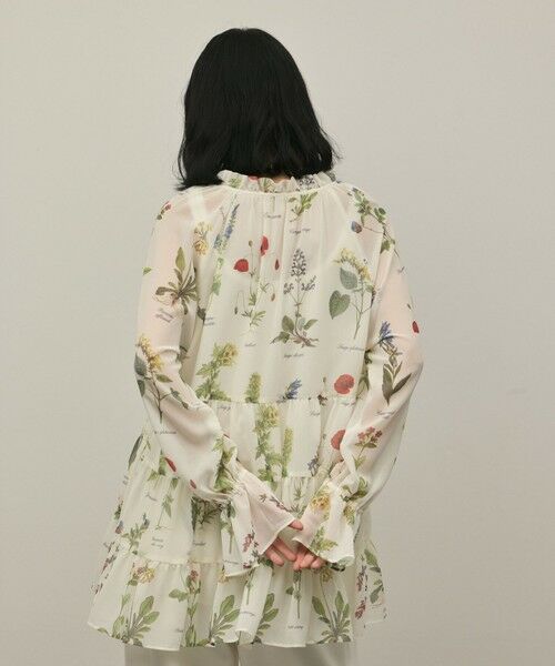 GRACE CONTINENTAL / グレースコンチネンタル シャツ・ブラウス | ボタニカルプリントチュニックトップ | 詳細10