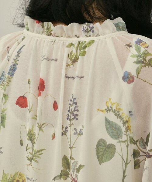 GRACE CONTINENTAL / グレースコンチネンタル シャツ・ブラウス | ボタニカルプリントチュニックトップ | 詳細12